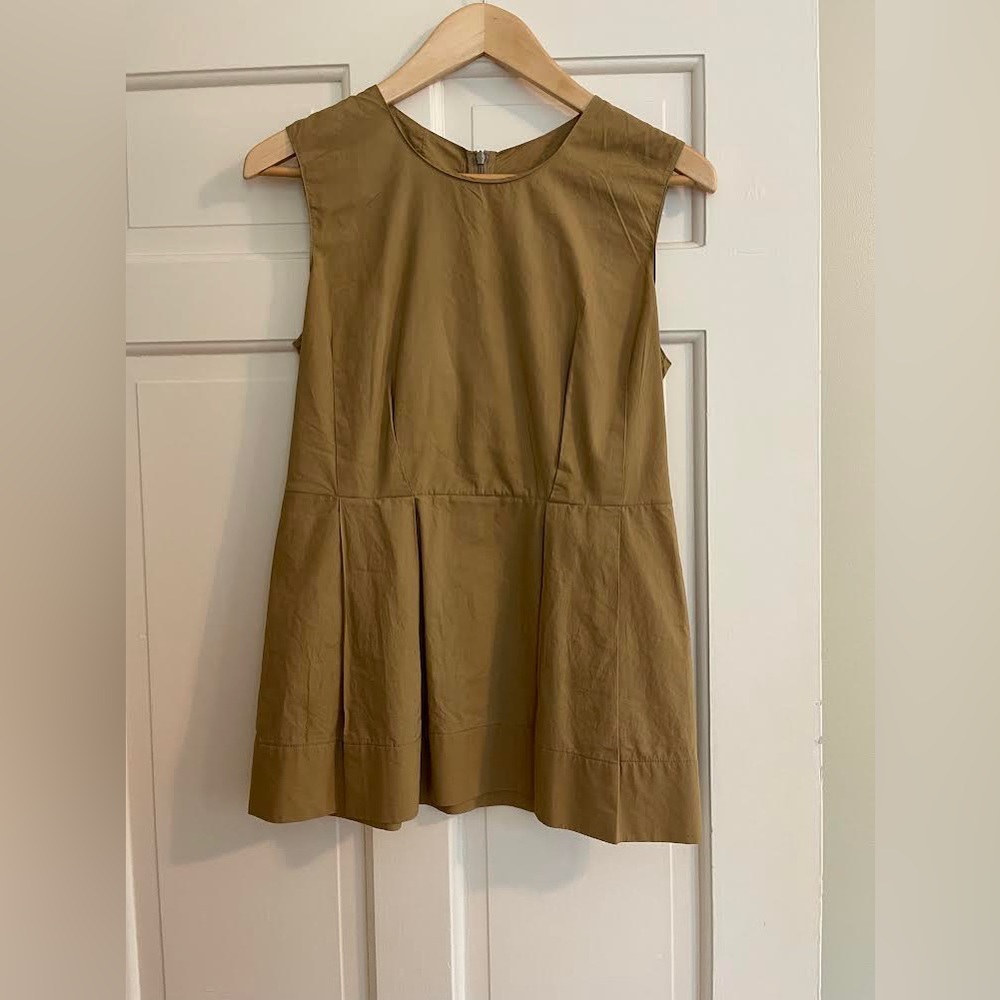 Marni - Caramel cotton poplin shirt